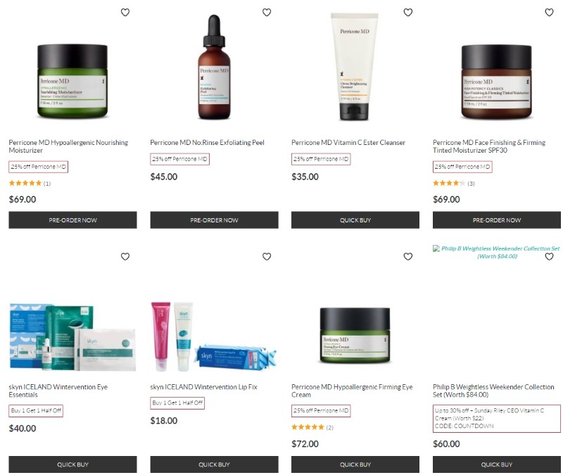 скидка 30% на Skinstore