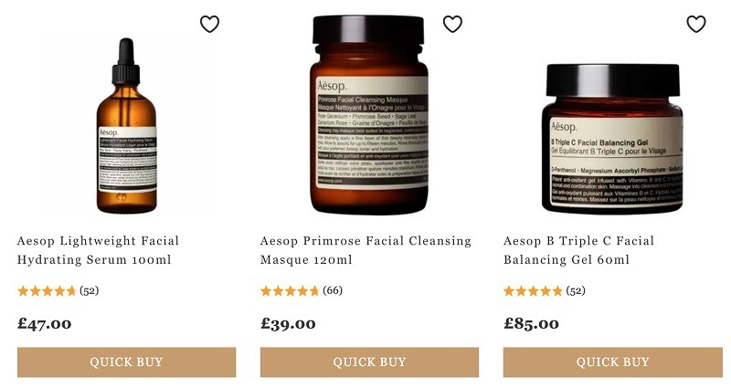 скидка 30% на Aesop