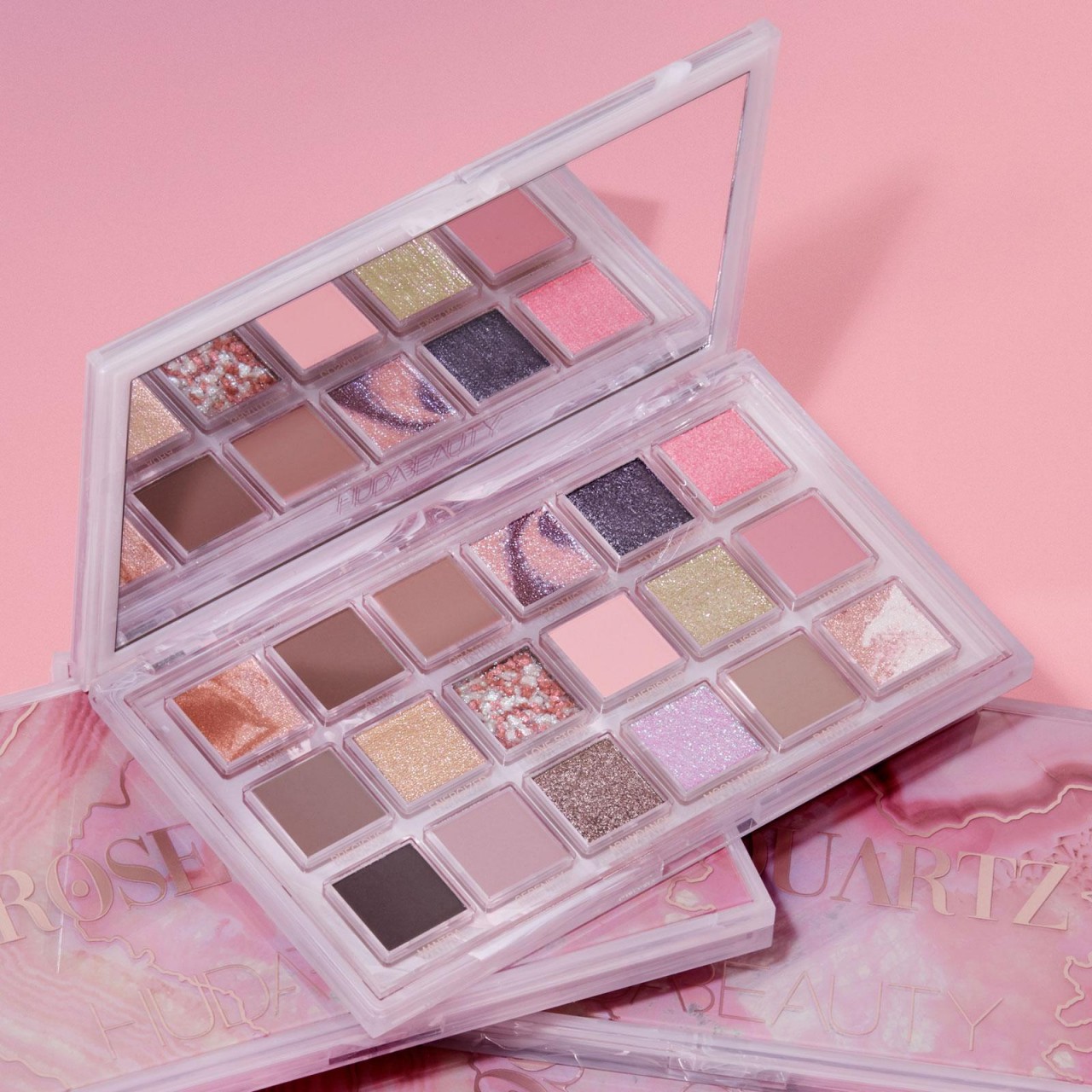  скидка 24-30% на Huda Beauty Rose Quartz Eyeshadow Palette