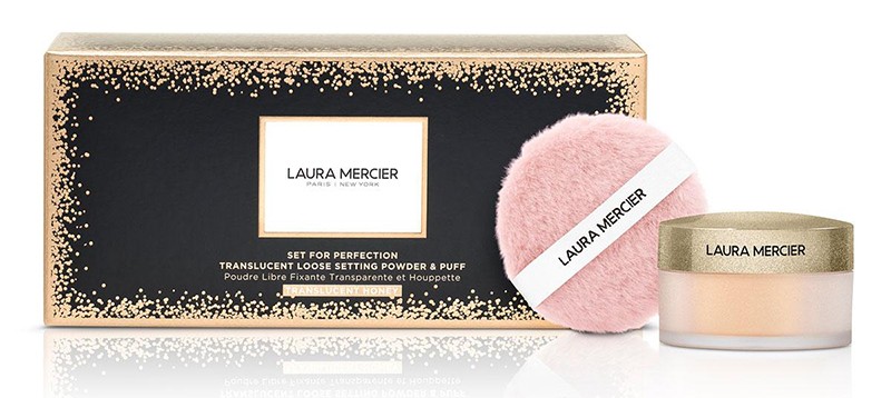 Laura Mercier Set For Perfection Translucent Loose Setting Powder & Puff Set Honey