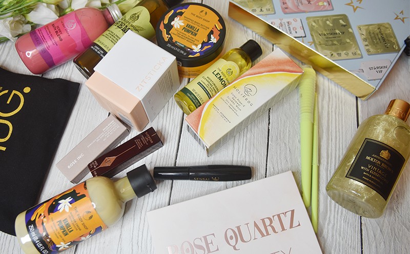 покупки Huda Beauty, The Body Shop, Sensai, Made By Mitchell, SMUG, Starskin, Suqqu, Charlotte Tilbury, Rose Inc, Molton Brown, L'occitane, ZitSticka, Holifrog