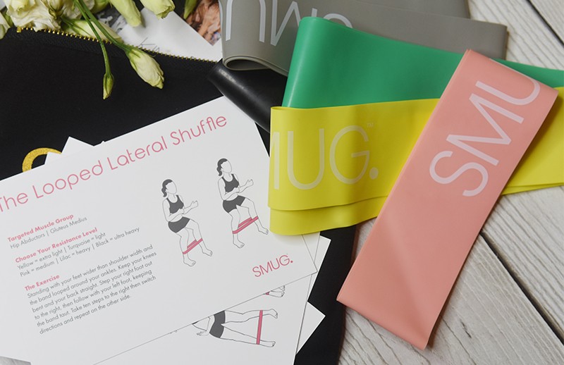 SMUG Looped Resistance Band & Bag Set