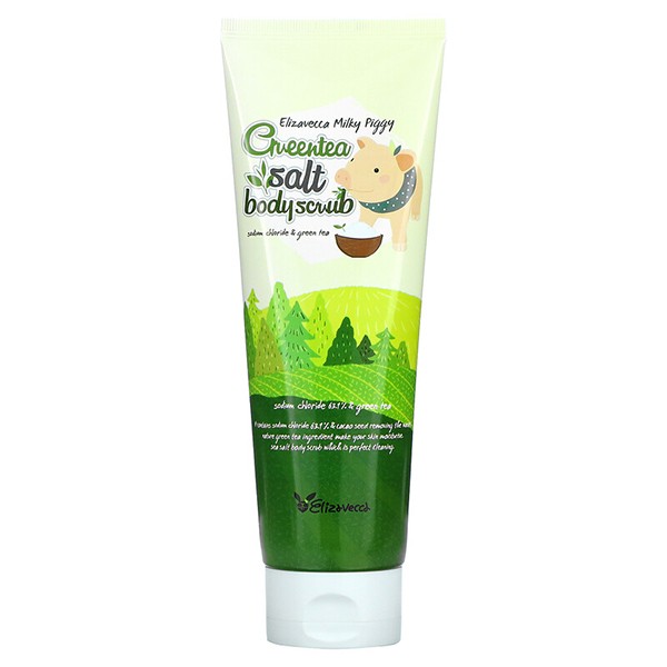 Elizavecca Milky Piggy Green Tea Salt Body Scrub Elizavecca Milky Piggy Green Tea Salt Body Scrub