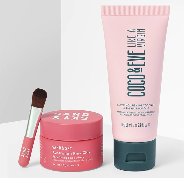 Coco & Eve Like A Virgin Hair Mask & Pore Refining Face Mask Duo