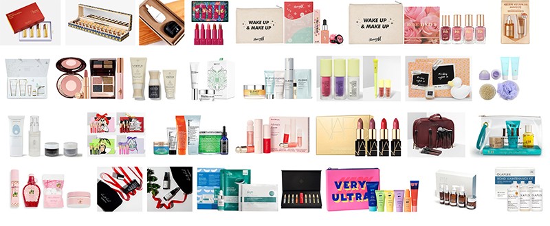 наборы Maison Francis Kurkdjian, Byredo, Ayuna, Clé de Peau, Barry M, Holika Holika, Little Butterfly London, Charlotte Tilbury, Virtue, BIOEFFECT, ELEMIS, Made By Mitchell, Makeup Revolution, Ecotools, Omorovicza, Spectrum, Peter Thomas Roth, Rare Beauty, NARS, Zoeva, Emma Hardie, Revolution Beauty, Ilapothecary, Skyn ICELAND, Kilian, Ultra Violette, Esse, Olaplex, MV Skintherapy, Talika