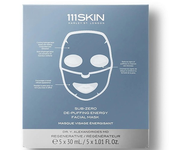 111SKIN Sub-Zero De-Puffing Energy Facial Mask Box