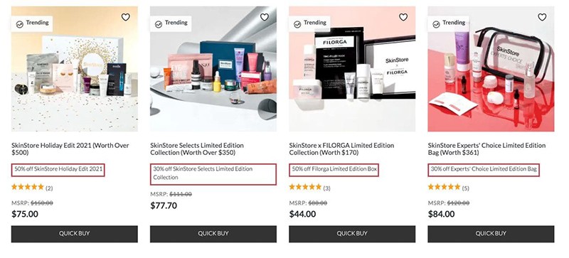 скидки на боксы + акции на Skinstore скидки на боксы + акции на Skinstore