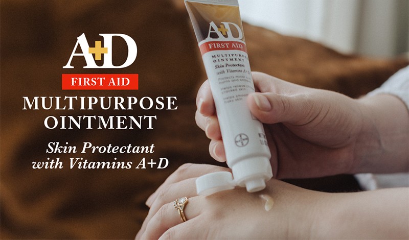 A+D First Aid Multipurpose Ointment Skin Protectant with Vitamins A + D