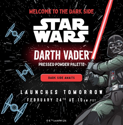 Colour Pop Star Wars Darth Vader Pressed Powder Palette