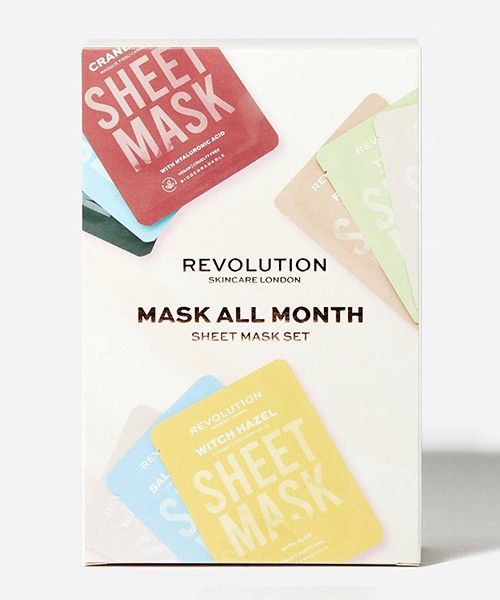 Revolution Skincare Mask All Month Sheet Mask Set