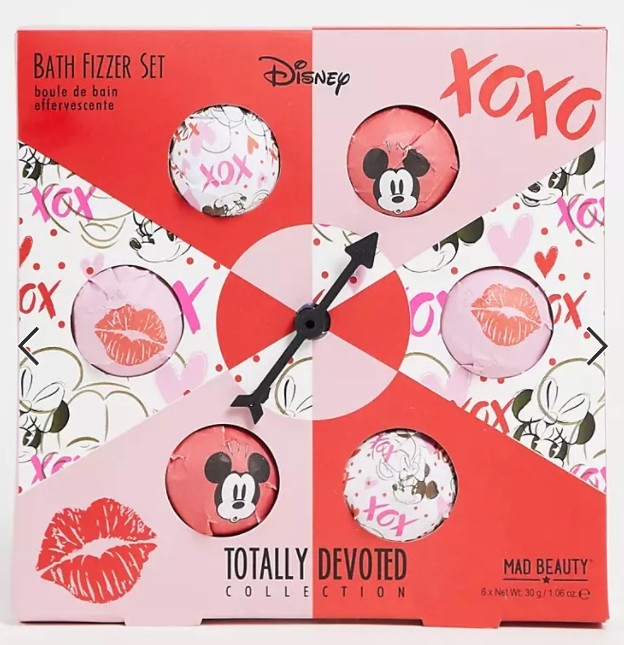 M.A.D Beauty Minnie & Mickey Totally Devoted Bath Fizzer Set