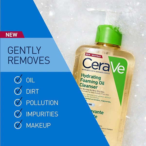 CeraVe Hydrating Foaming Oil Cleanser