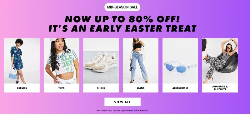 распродажа на Asos
