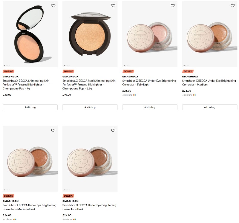 Smashbox X BECCA на На BeautyBay