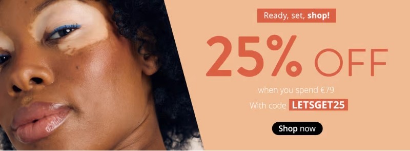 скидка 25% на Feelunique 