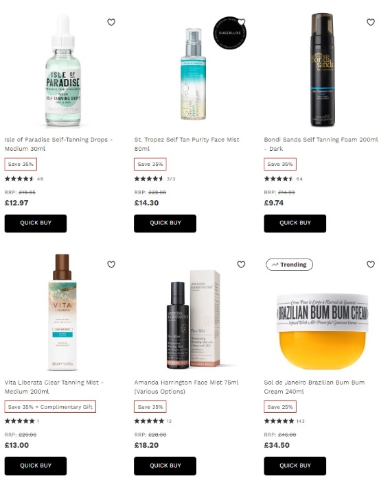 скидки до 60% на Lookfantastic 