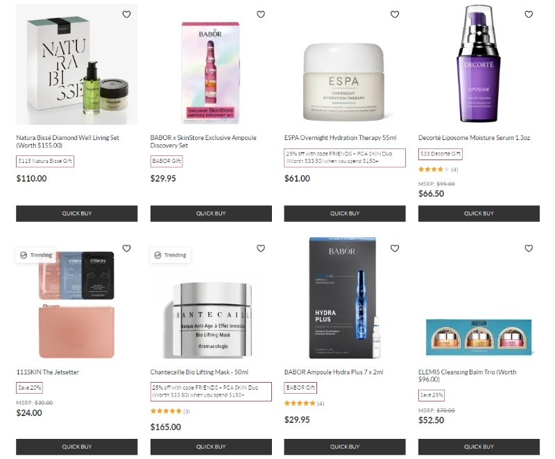 Скидка 35% на Skinstore 