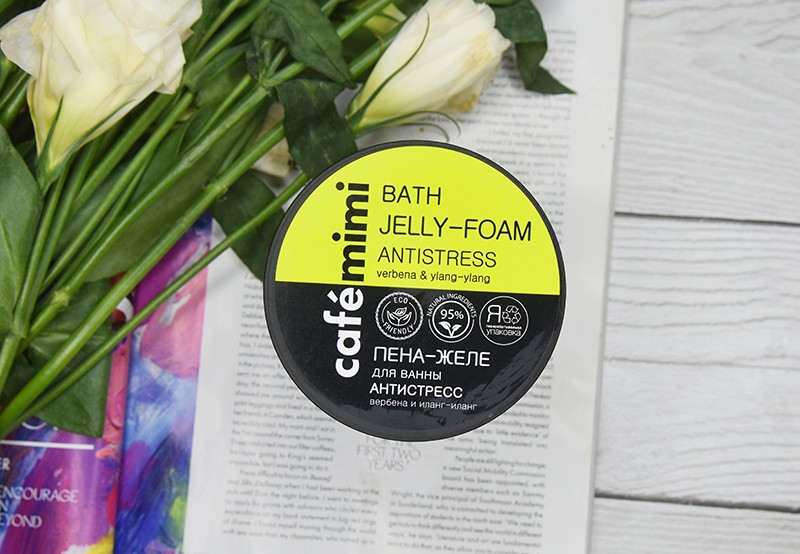 Cafe Mimi Bath Jelly Foam Antistress Verbena & Ylang Ylang