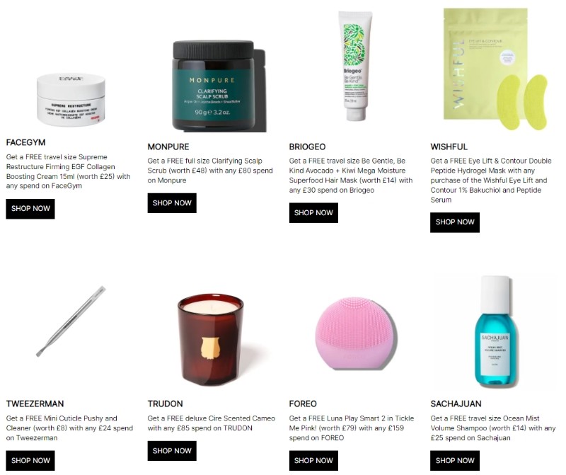 подарки на Cult Beauty подарки на Cult Beauty