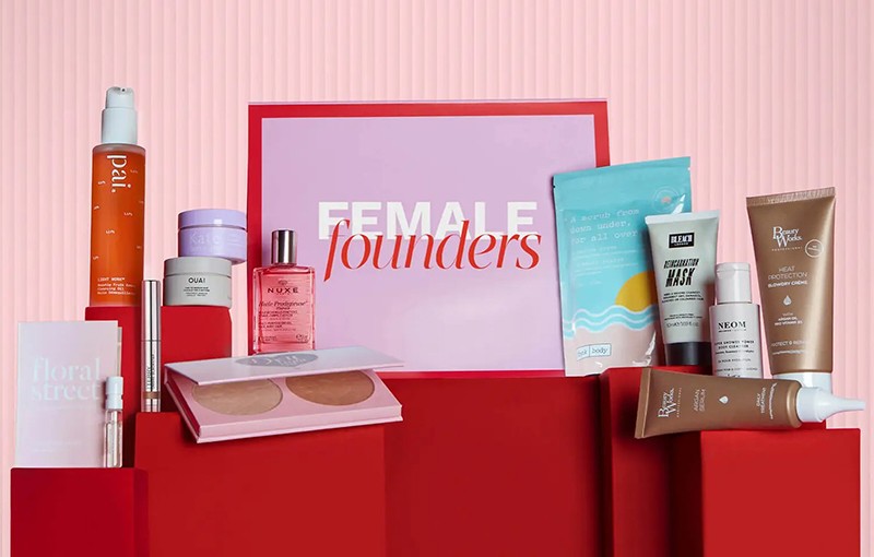 скидка 40% + 5% на LOOKFANTASTIC Female Founders Beauty Box