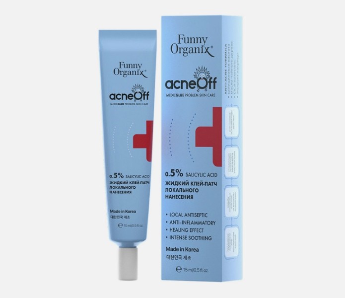 FUNNY ORGANIX acneoff blemish spot glue liquid patch