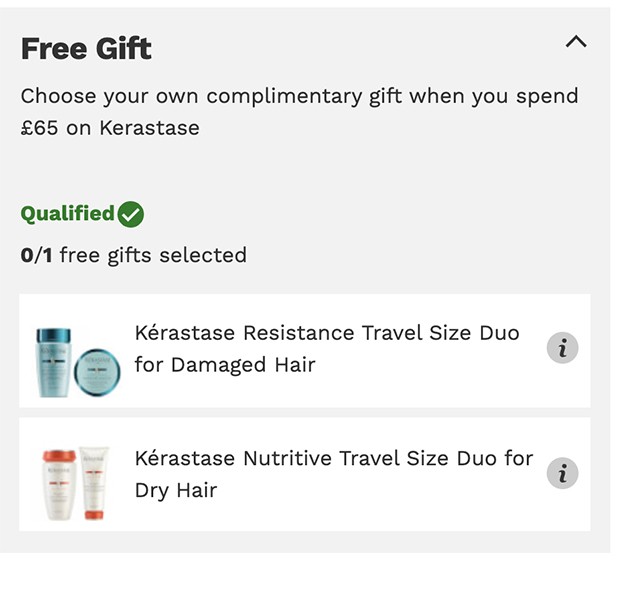 скидка 30% на Kerastase + подарок