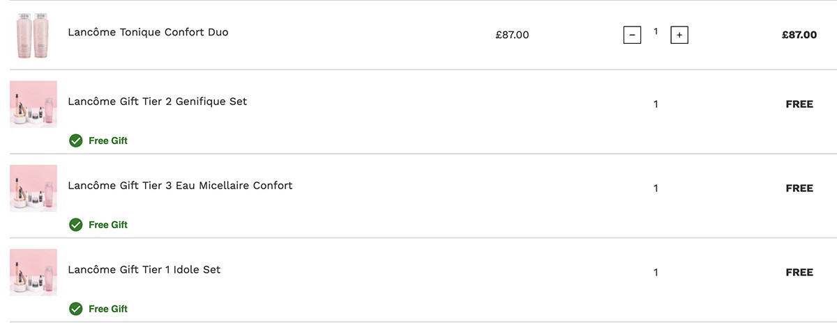 скидка 20% на Lancome + подарки скидка 20% на Lancome + подарки