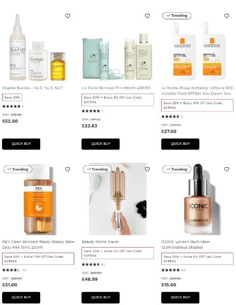 распродажа на Lookfantastic распродажа на Lookfantastic