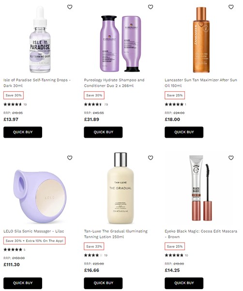 Скидка 40% на Lookfantastic Скидка 40% на Lookfantastic