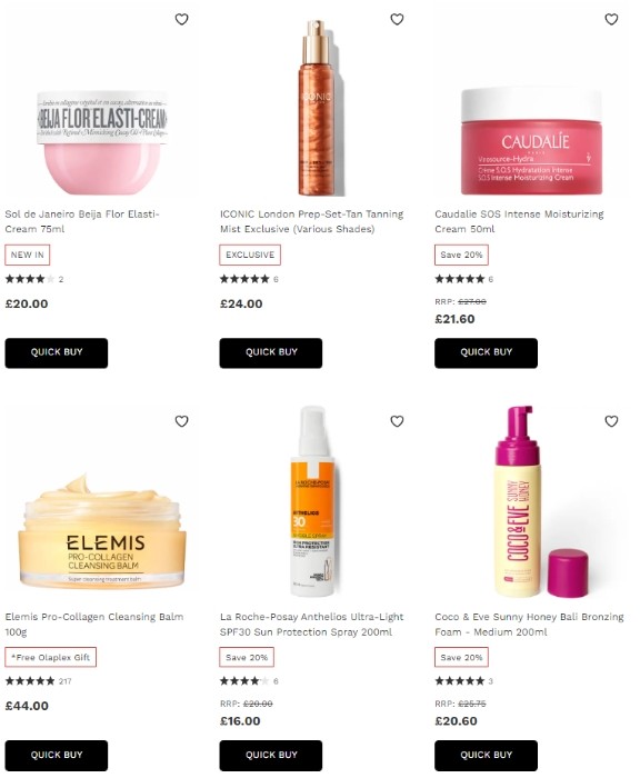скидка 22% при покупке двух продуктов на Lookfantastic