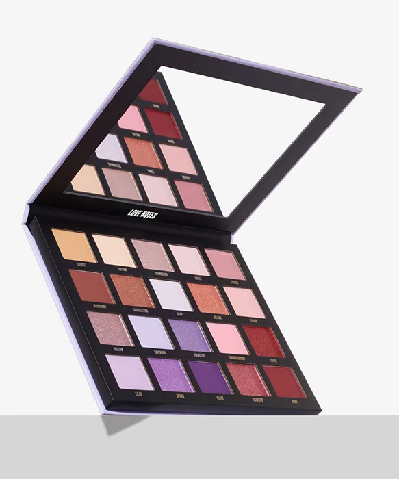 By BeautyBay Love Notes Palette.