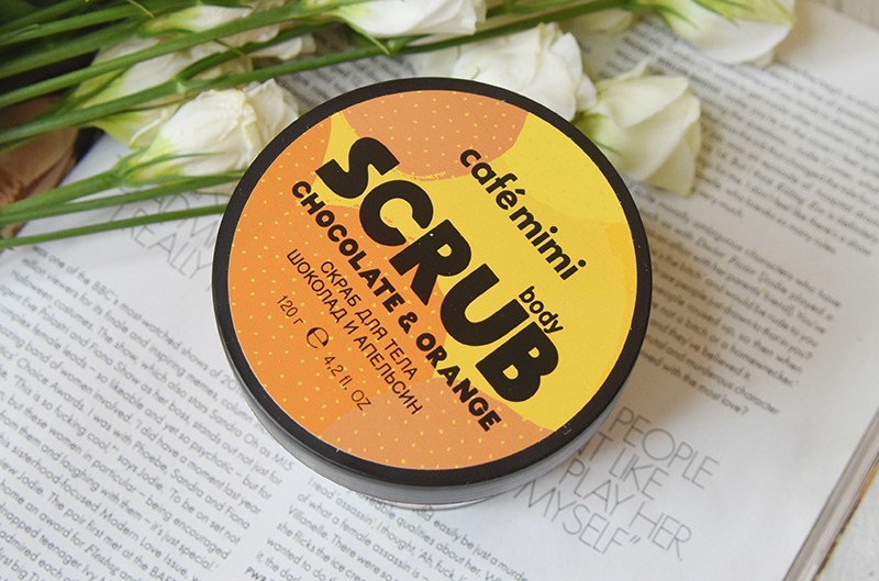 Cafe Mimi Chocolate And Orange Scrub Cafe Mimi Chocolate And Orange Scrub