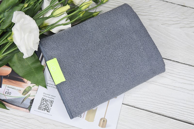 Aquis AON Lisse Towel Dark Grey Aquis AON Lisse Towel Dark Grey
