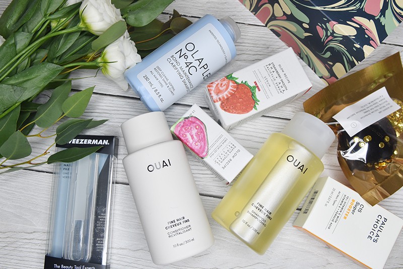 мои покупки Olaplex, OUAI, Paula's Choice, Pat MCGrath, Glow Recipe, Tweezerman и Omorovicza