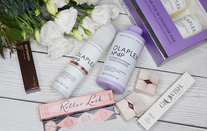 мои покупки Olaplex, Benefit, Hourgalass, Huda Beauty, Charlotte Tilbury