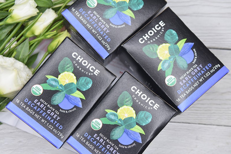 Choice Organic Teas Decaf Black Tea Decaffeinated Earl Grey