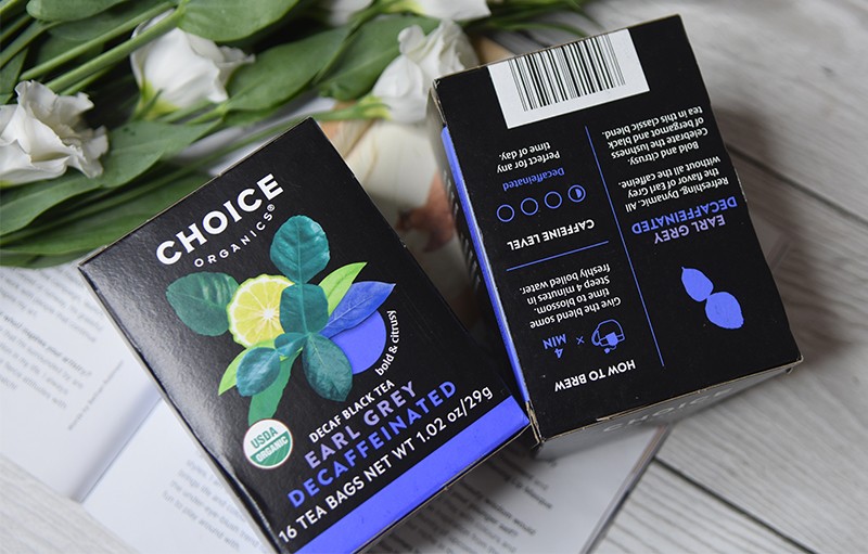 Choice Organic Teas Decaf Black Tea Decaffeinated Earl Grey