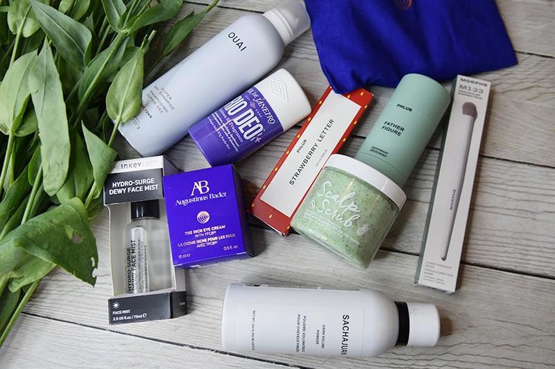 мои покупки Augustinus Bader, Umberto Giannini, Sol de Janeiro, Morphe, The INKEY List, Phlur, Ouai, Sachajuan