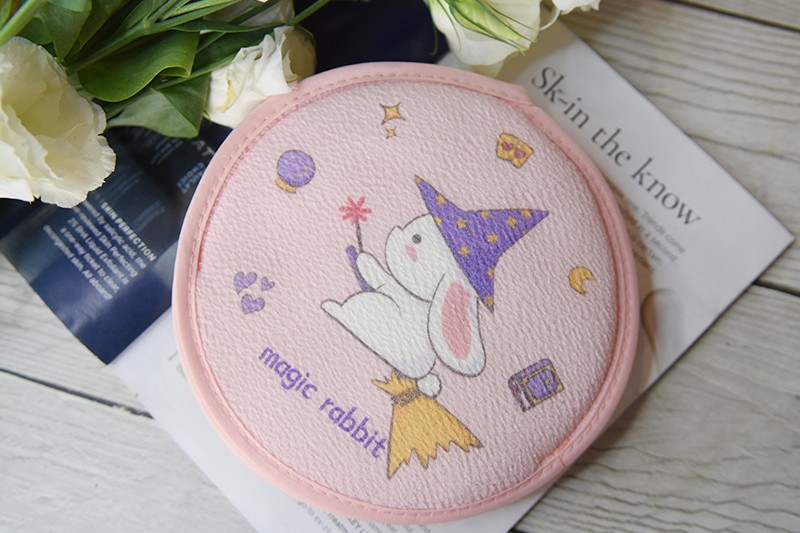 Tuhat 2 in 1 Rabbit Witch Bath Body Scrubber with Shower Ball