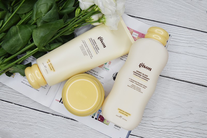 Gisou Honey Gloss Ceramide Cleanse Shampoo + Conditioner + Mini Mask