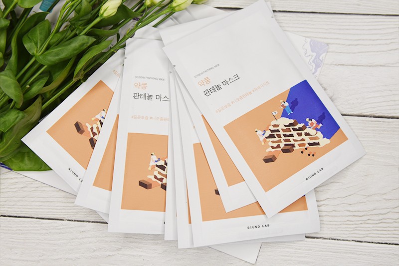 Round Lab Soybean Panthenol Beauty Mask 10 Masks