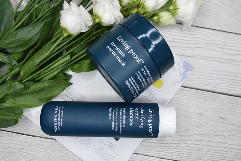 Living Proof Clarifying Detox Shampoo + Moisture Rescue Mask for Detox & Hair Hydration Living Proof Clarifying Detox Shampoo + Moisture Rescue Mask for Detox & Hair Hydration